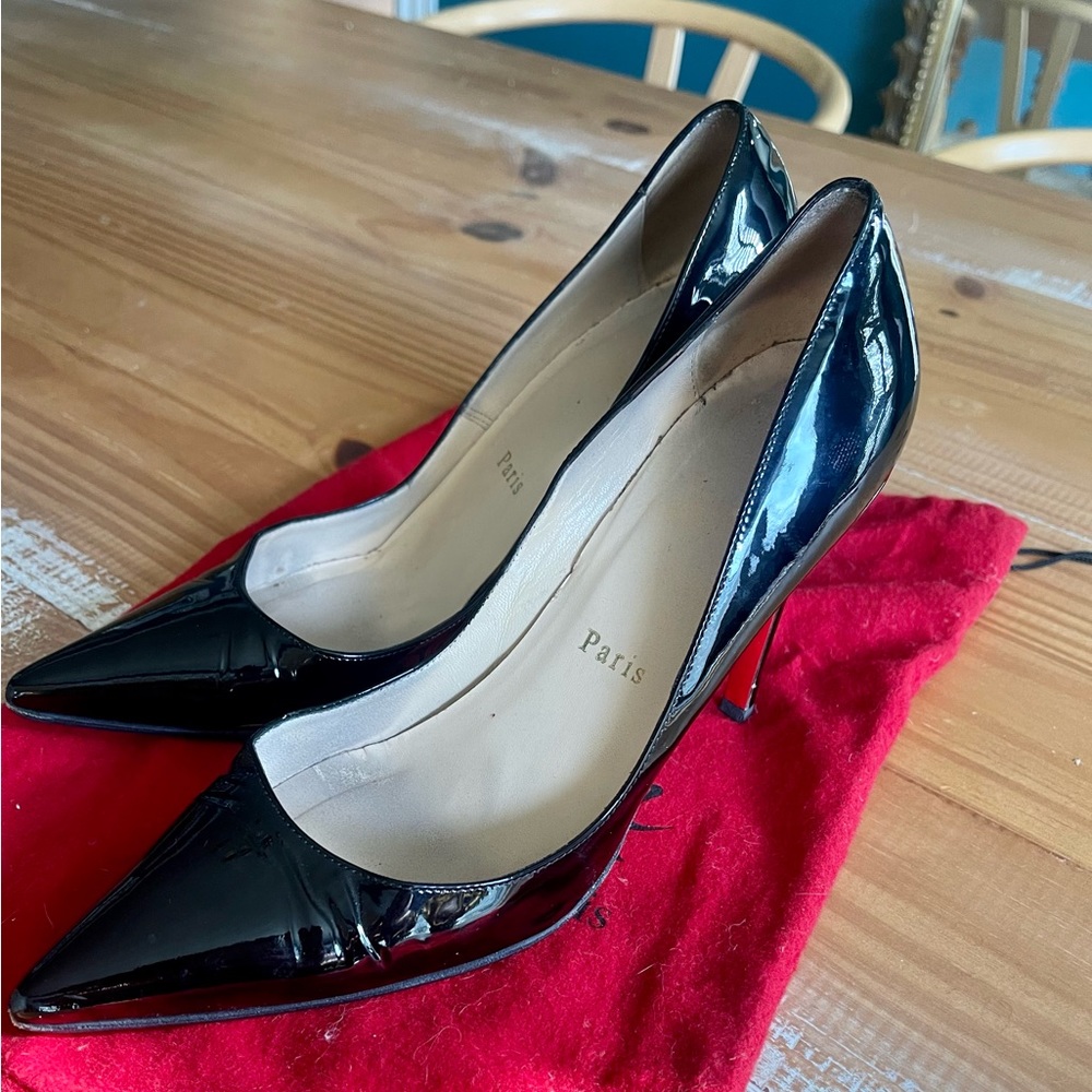 Christian Louboutin patent leather size 8